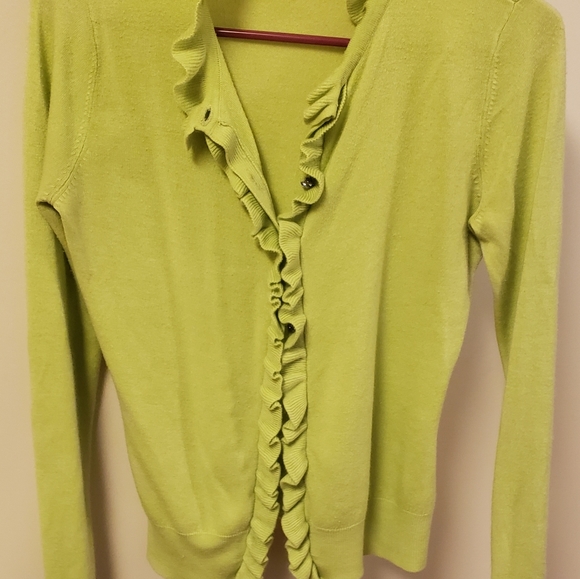 Green cardigan from New York and Co. - Picture 2 of 3